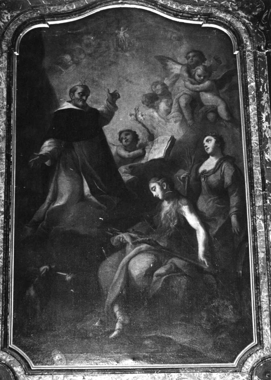 gloria di San Domenico (dipinto, opera isolata) di Pontoia Carlo (attribuito) (terzo quarto sec. XVIII)