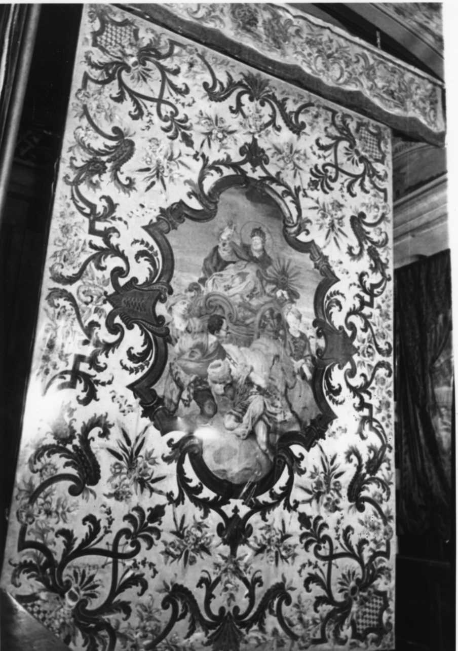 baldacchino processionale, insieme - manifattura lombardo-piemontese (secc. XVII/ XVIII)