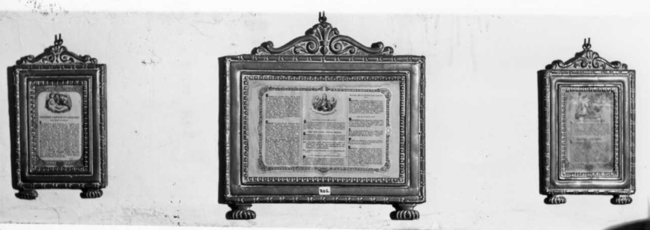 servizio di cartagloria, serie - bottega novarese (fine/inizio secc. XVIII/ XIX)
