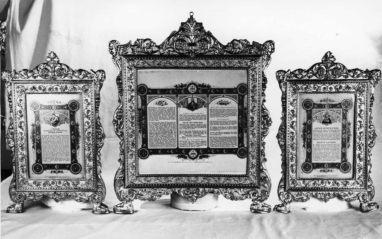 servizio di cartagloria, serie - bottega lombarda (sec. XIX)