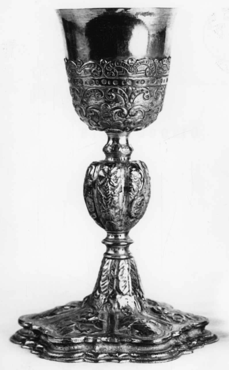 calice, opera isolata - bottega lombarda (fine/inizio secc. XVI/ XVII)