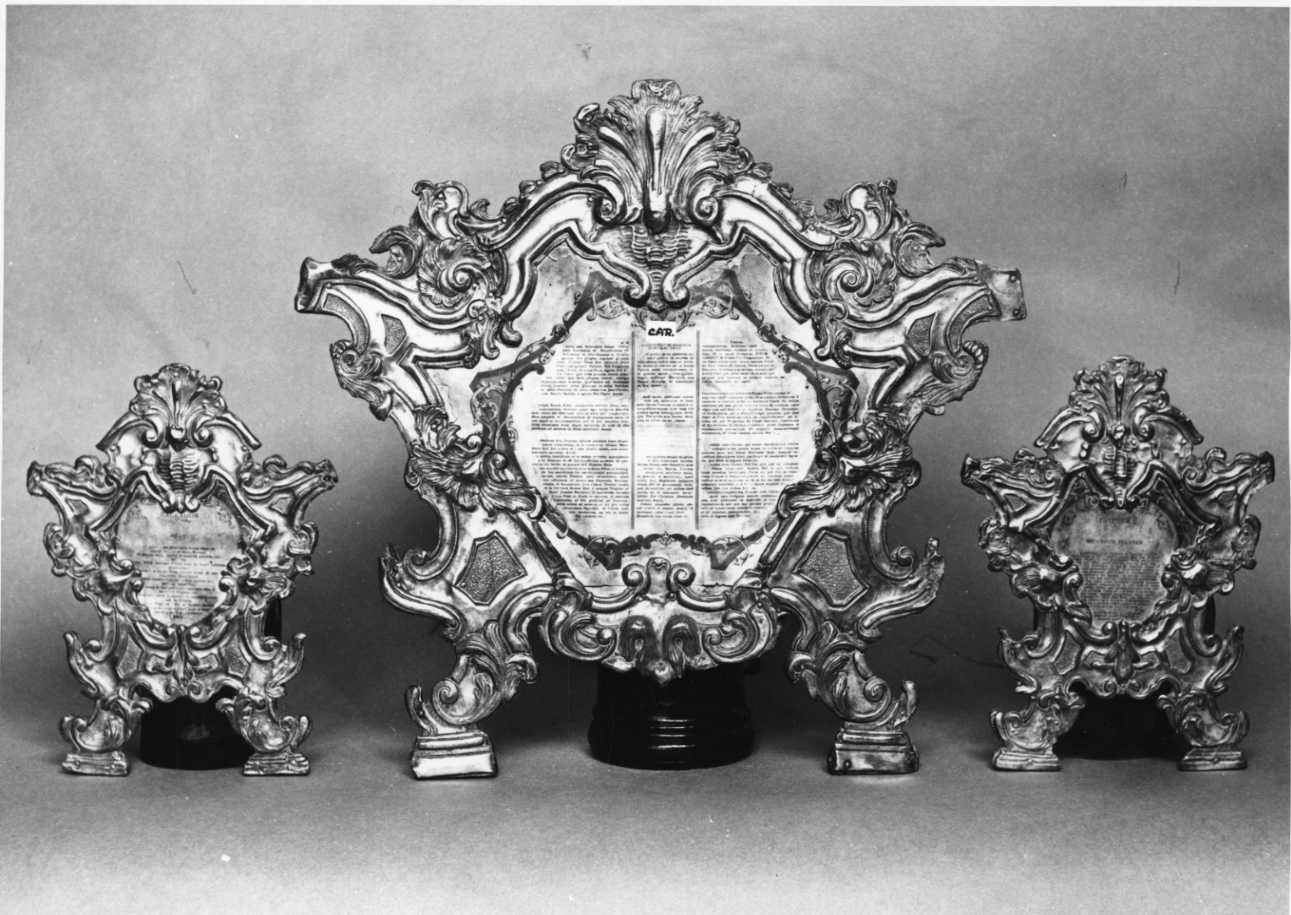 servizio di cartagloria, serie - bottega lombarda (sec. XVIII)