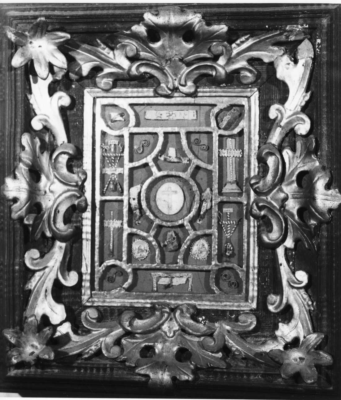 reliquiario - a tabella, opera isolata - bottega lombarda (sec. XVII)