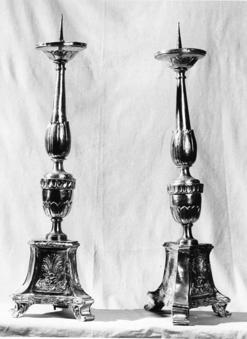 candeliere, serie - bottega novarese (sec. XIX)