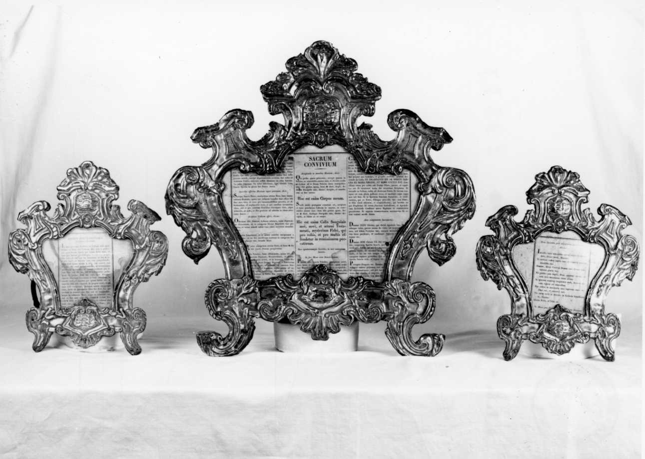 servizio di cartagloria, serie - bottega novarese (inizio sec. XVIII)