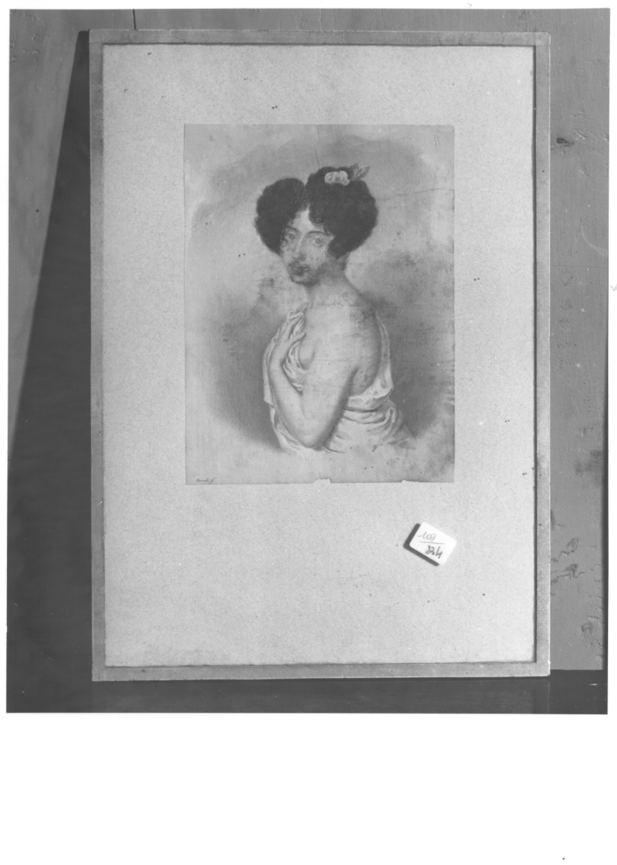 ritratto di donna (disegno, opera isolata) di Bianchi (primo quarto sec. XIX)