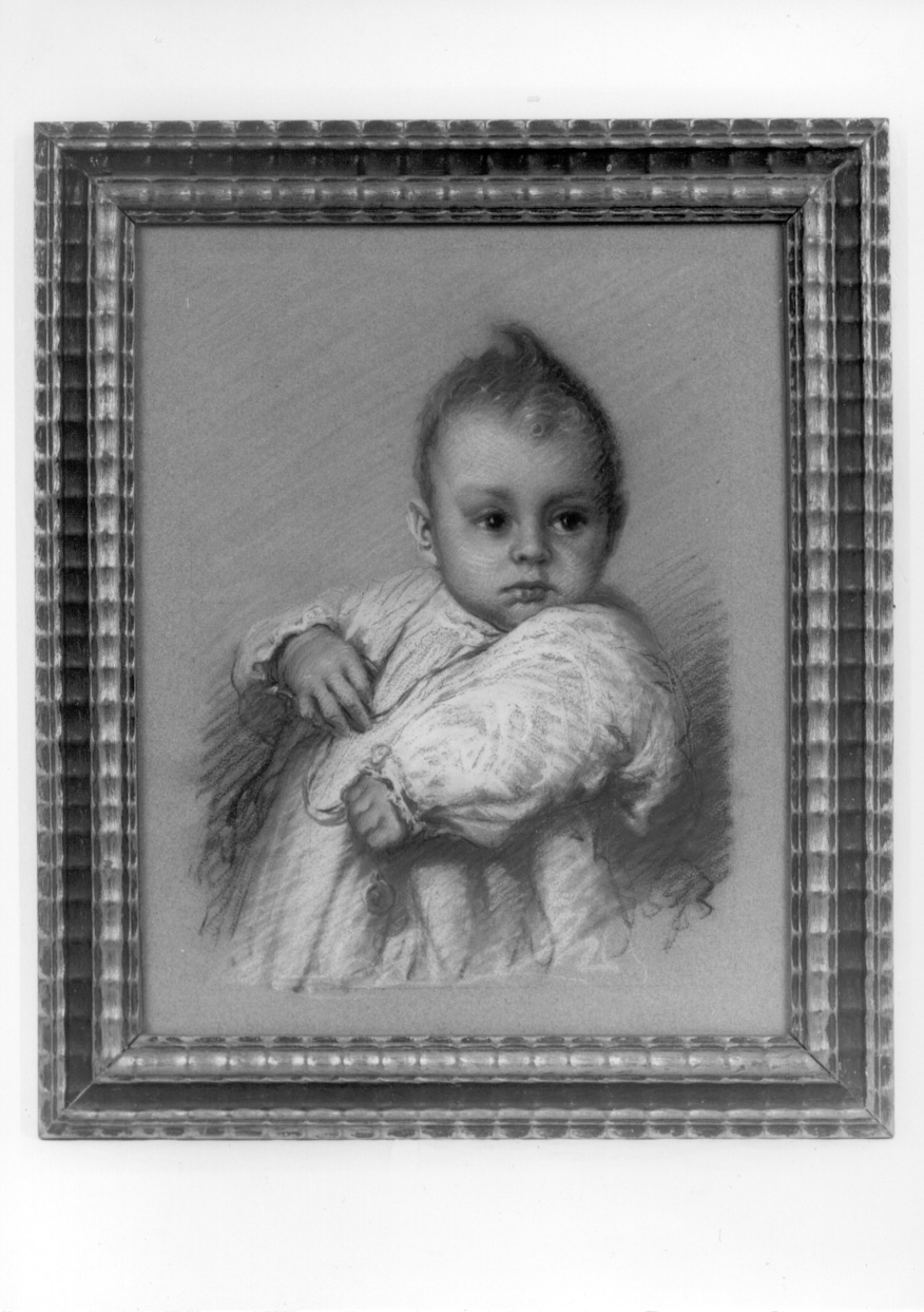 ritratto di neonato (disegno, opera isolata) di Strocco Carlo Oreste (secondo quarto sec. XX)