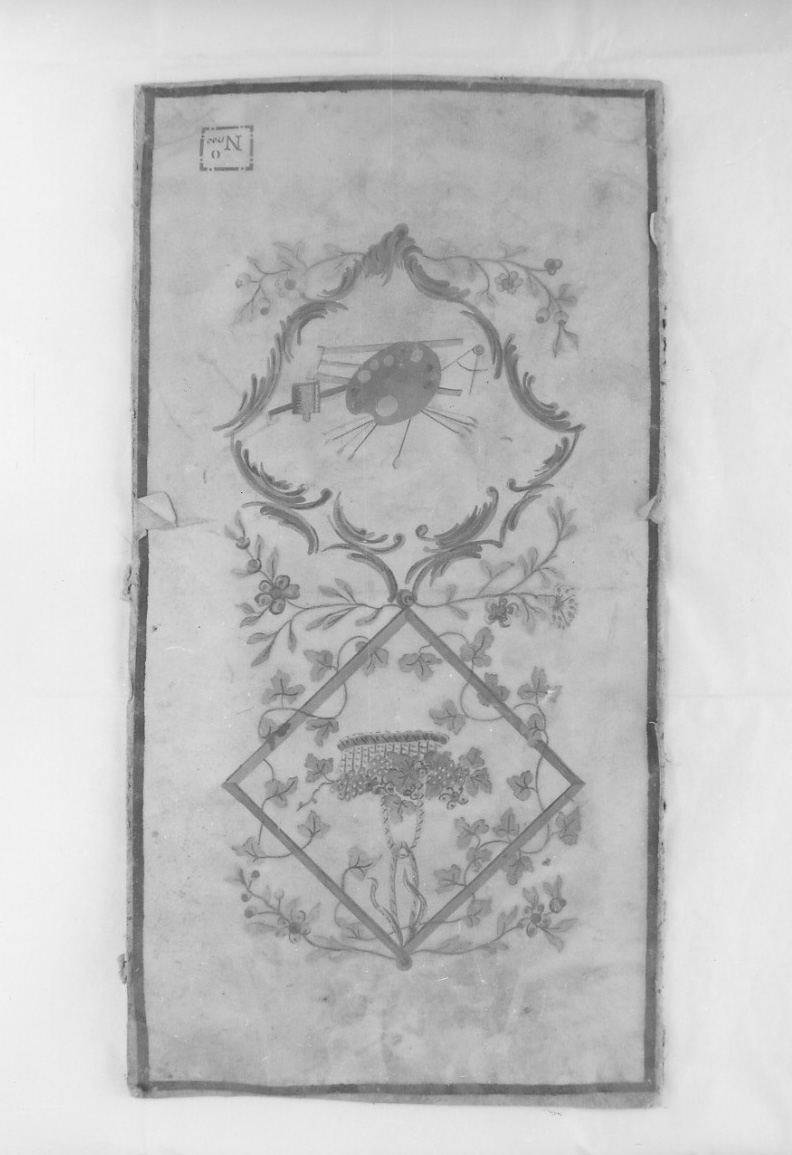 portacarte, serie - produzione francese (?) (terzo quarto sec. XIX)