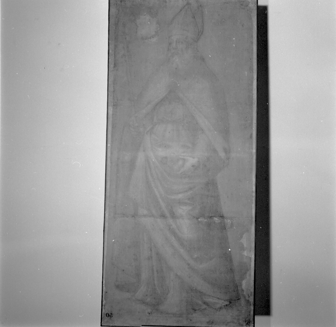 San Nicola di Bari (disegno, opera isolata) di Giovenone Giuseppe il Giovane (terzo quarto sec. XVI)