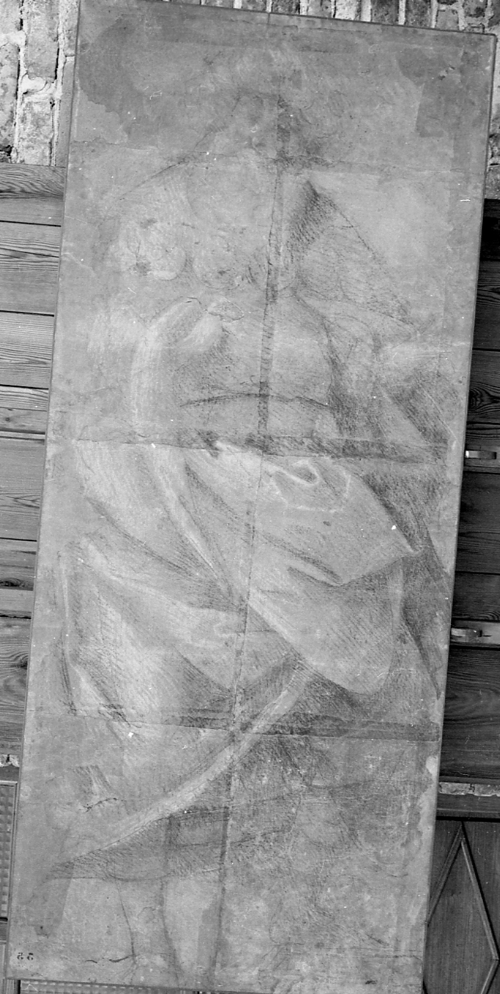 profeta (disegno, opera isolata) di Mazzucchelli Pier Francesco detto Morazzone (inizio sec. XVII)