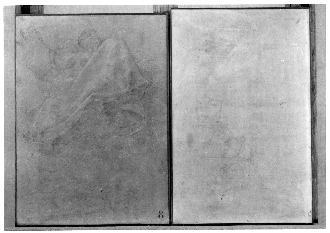 morte di pontefice (disegno, opera isolata) di Cesari Giuseppe detto Cavalier d'Arpino (ultimo quarto sec. XVI)