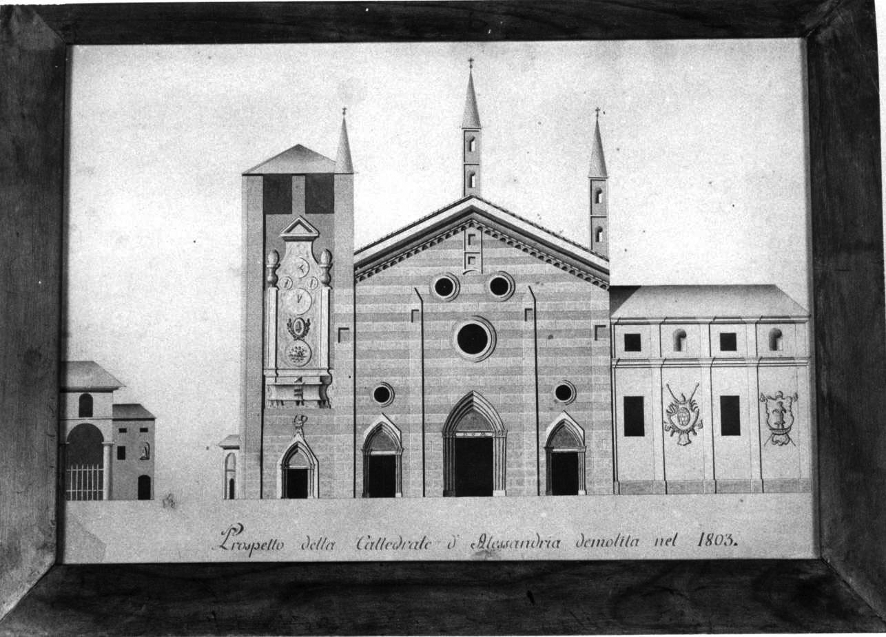 architettura (disegno, opera isolata) - ambito alessandrino (sec. XIX)