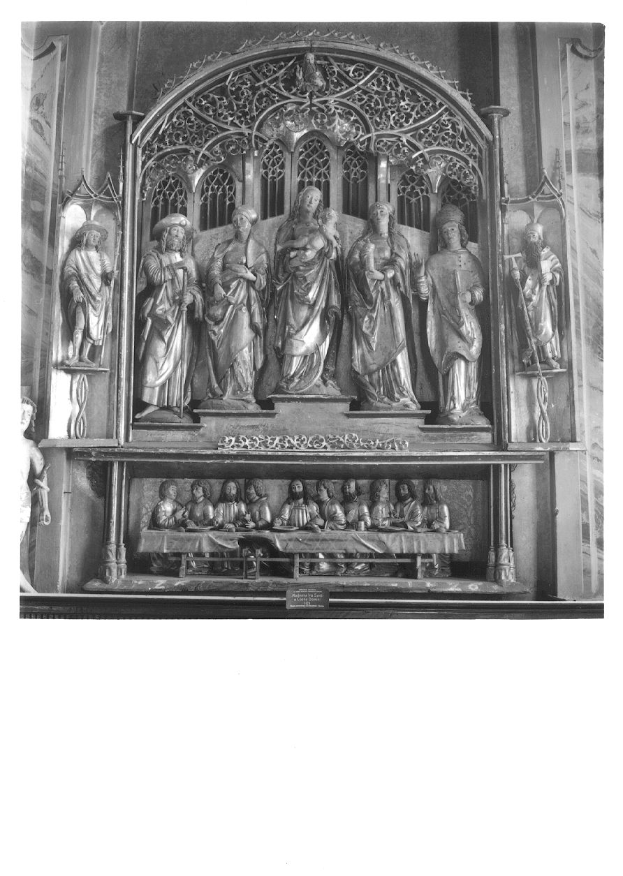 Sant'Antonio Abate (statua, elemento d'insieme) - ambito svizzero-tedesco (sec. XVI)
