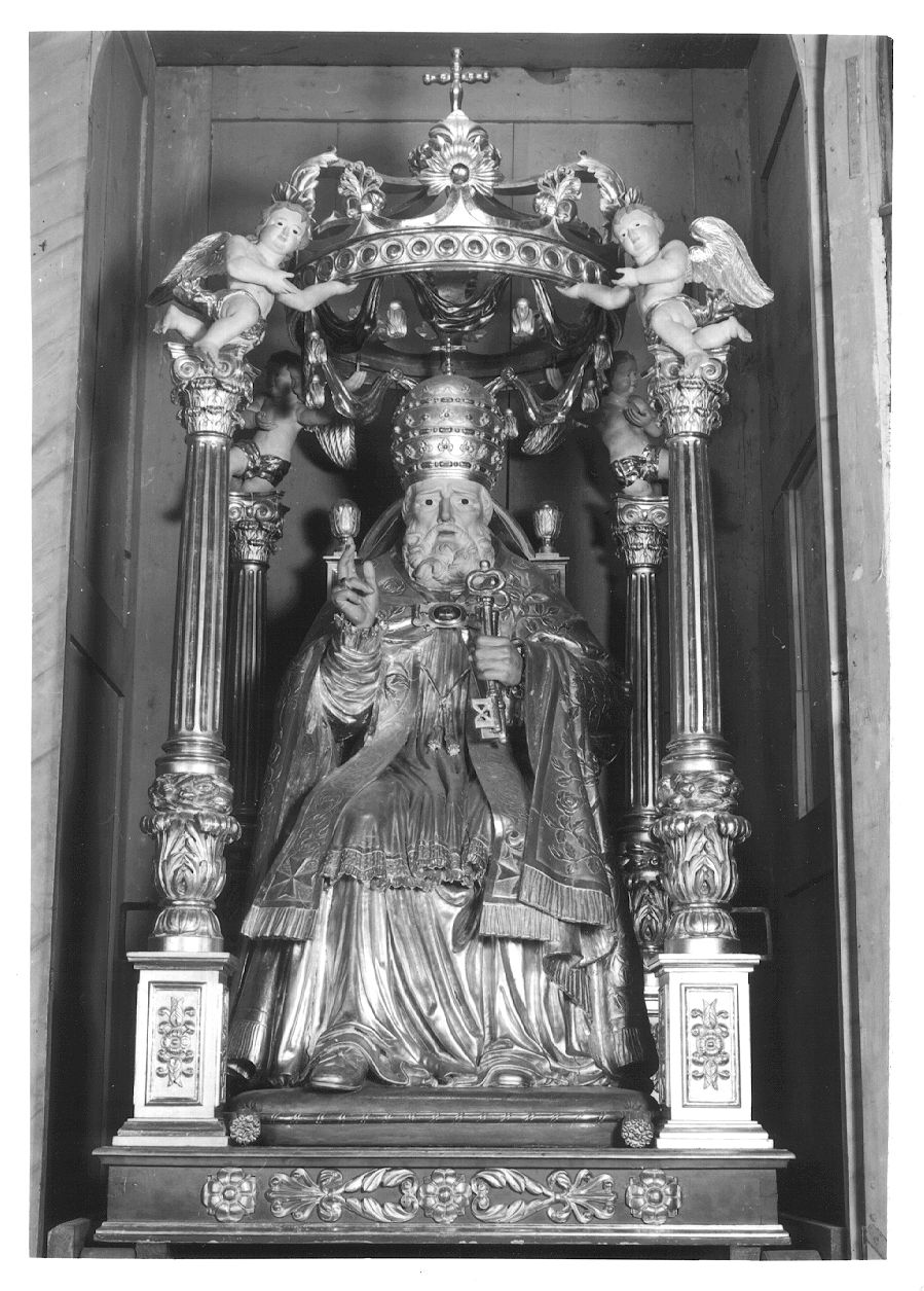 baldacchino processionale, elemento d'insieme - bottega ossolana (?) (sec. XIX)