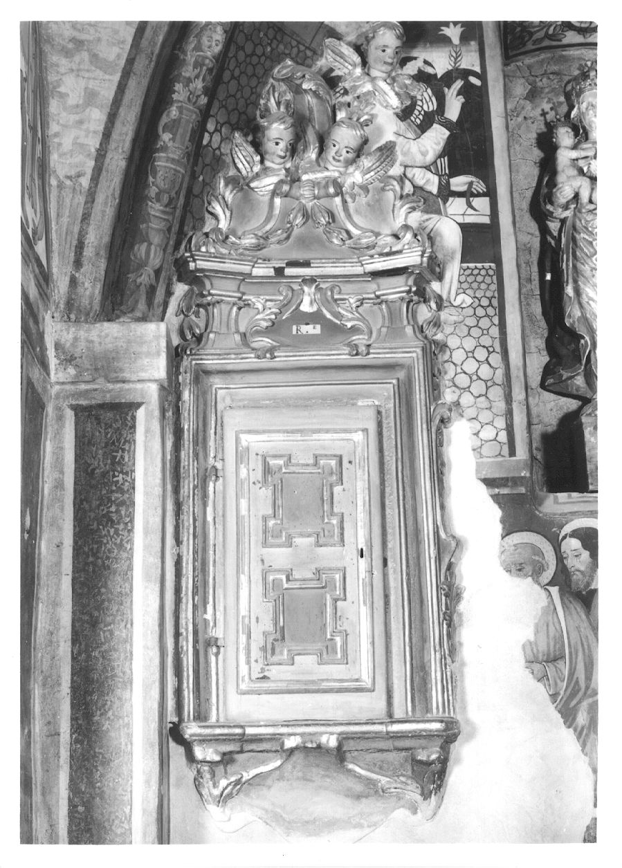 anta di armadietto - bottega ossolana (sec. XVIII)