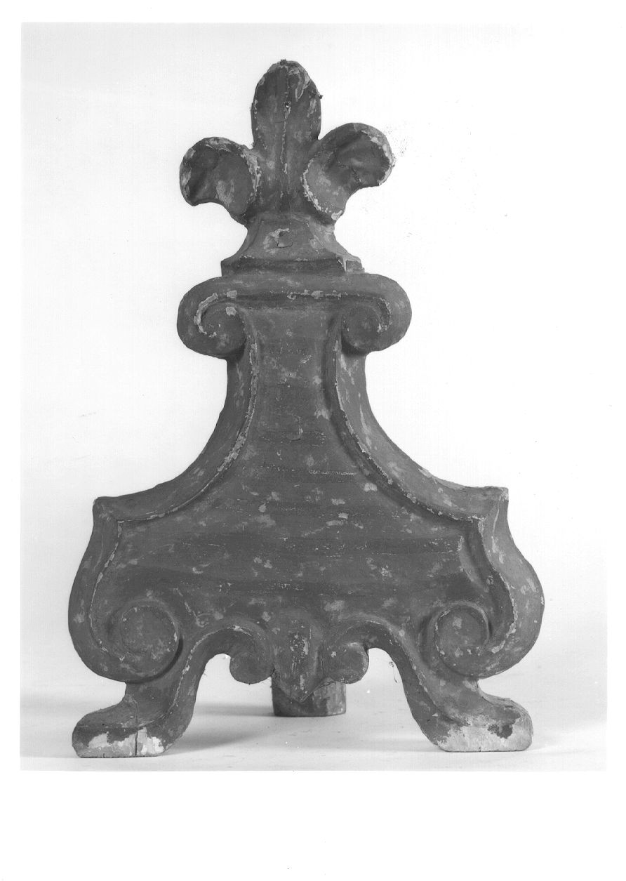 vaso d'altare per composizione floreale, opera isolata - bottega ossolana (sec. XVIII)