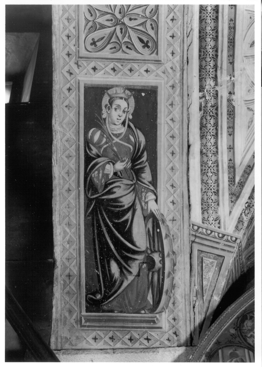 Santa Caterina d'Alessandria (dipinto, elemento d'insieme) di Giacomo da Cardone (metà sec. XVI)