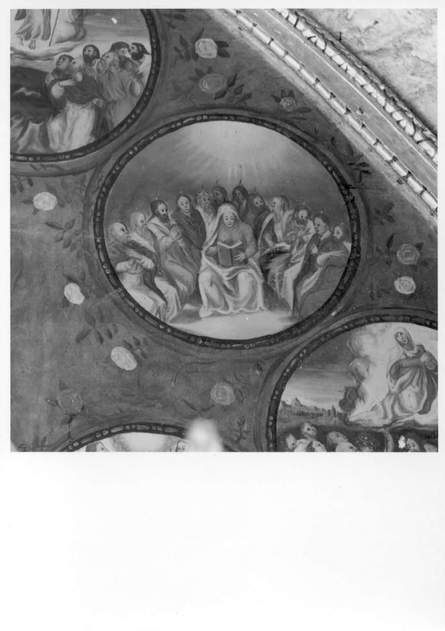 Pentecoste (dipinto, elemento d'insieme) di Ioanetus Petrus Paulus (ultimo quarto sec. XVI)
