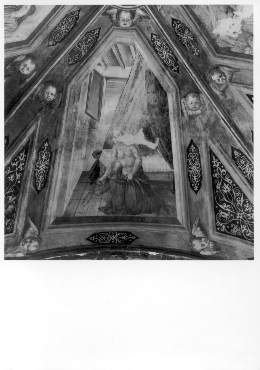 Santa Maria Maddalena penitente (dipinto, elemento d'insieme) di Giacomo da Cardone (metà sec. XVI)