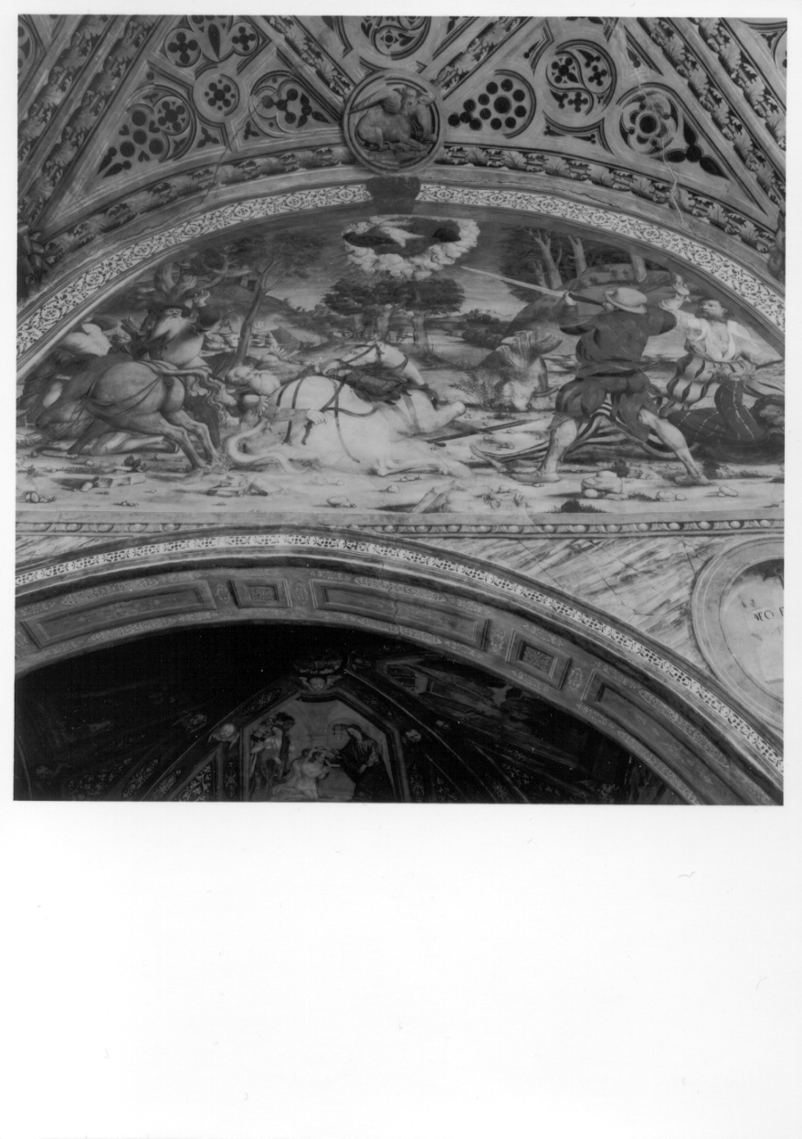 conversione di San Paolo (dipinto, elemento d'insieme) di Zanetti Antonio detto Bugnate (metà sec. XVI)