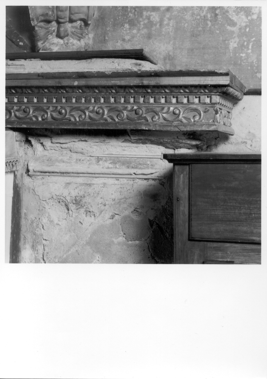 gradino d'altare, elemento d'insieme - ambito ossolano (metà sec. XVII)