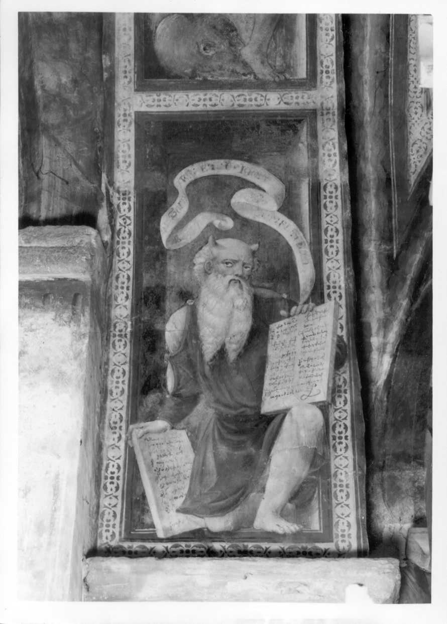 Mosè (dipinto, elemento d'insieme) di Zanetti Antonio detto Bugnate (metà sec. XVI)