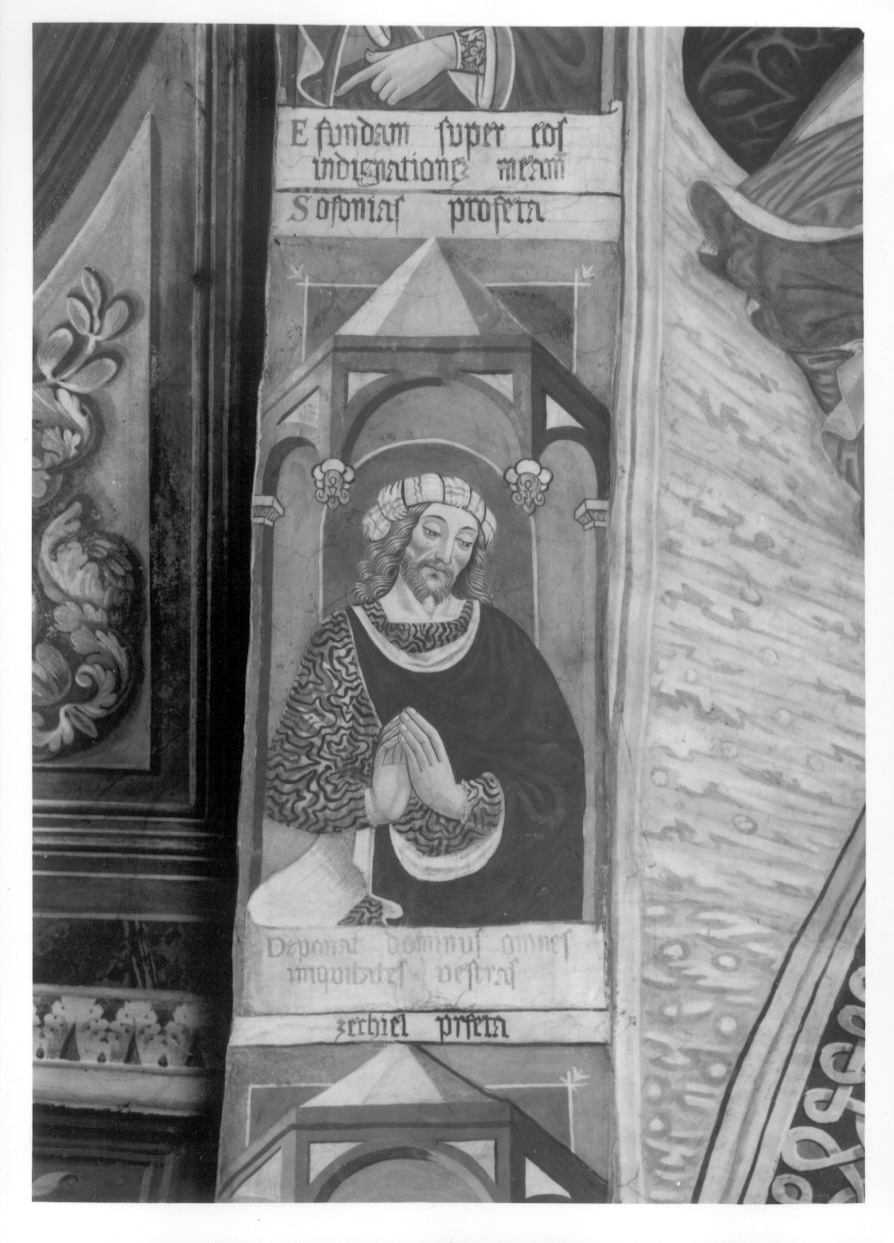 Ezechiele (dipinto, elemento d'insieme) di Cagnola Francesco (primo quarto sec. XVI)