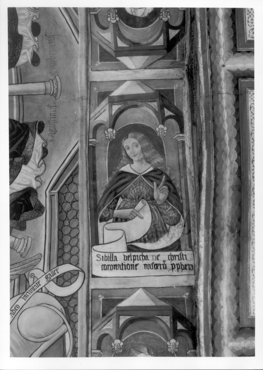 Sibilla Delfica (dipinto, elemento d'insieme) di Cagnola Francesco (primo quarto sec. XVI)