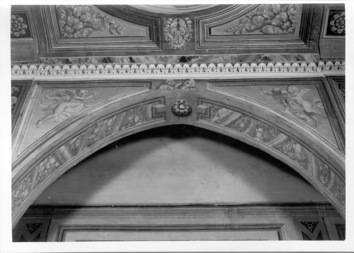 angioletti e cherubini (dipinto, elemento d'insieme) di Bonardi Gian Maria (prima metà sec. XIX)