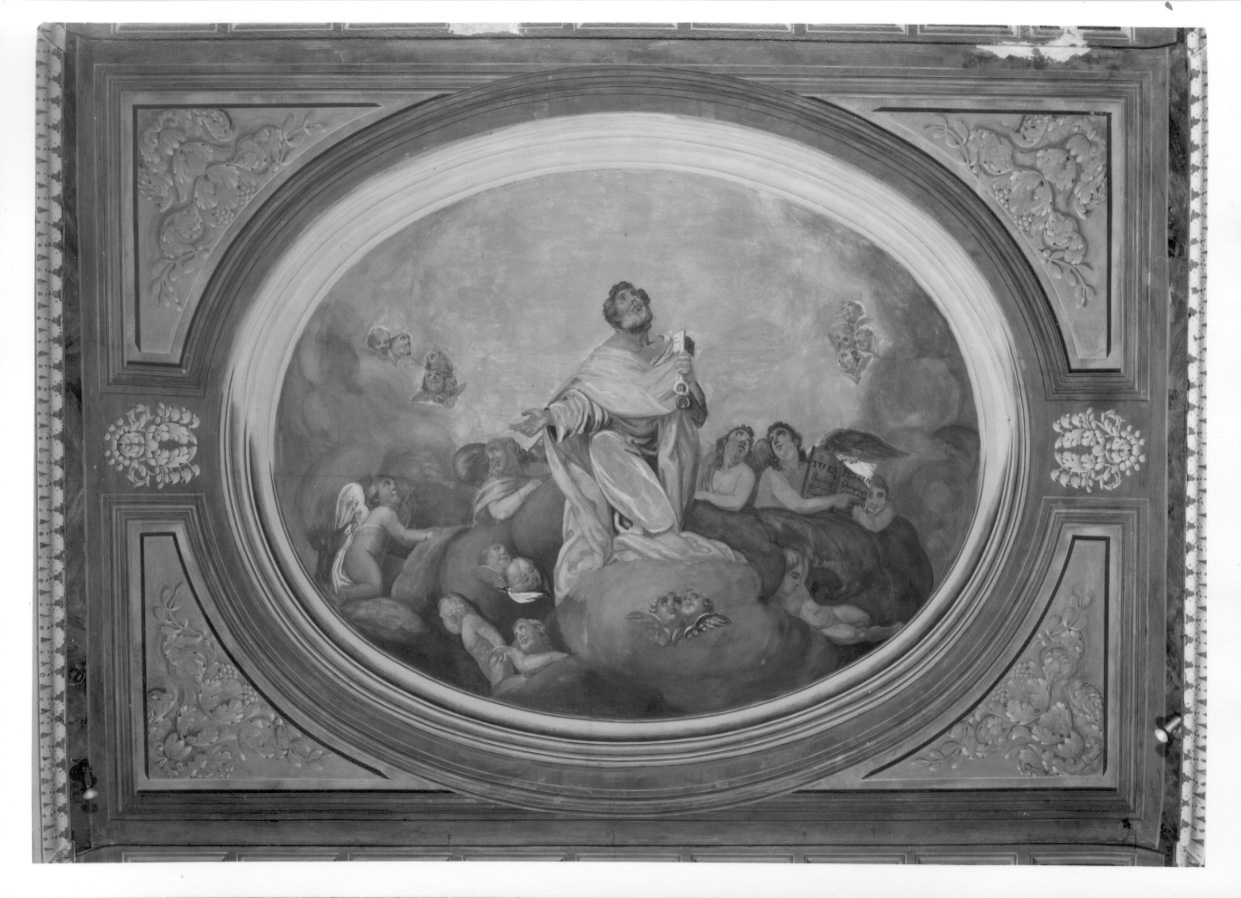 San Pietro (dipinto, elemento d'insieme) di Bonardi Gian Maria (prima metà sec. XIX)