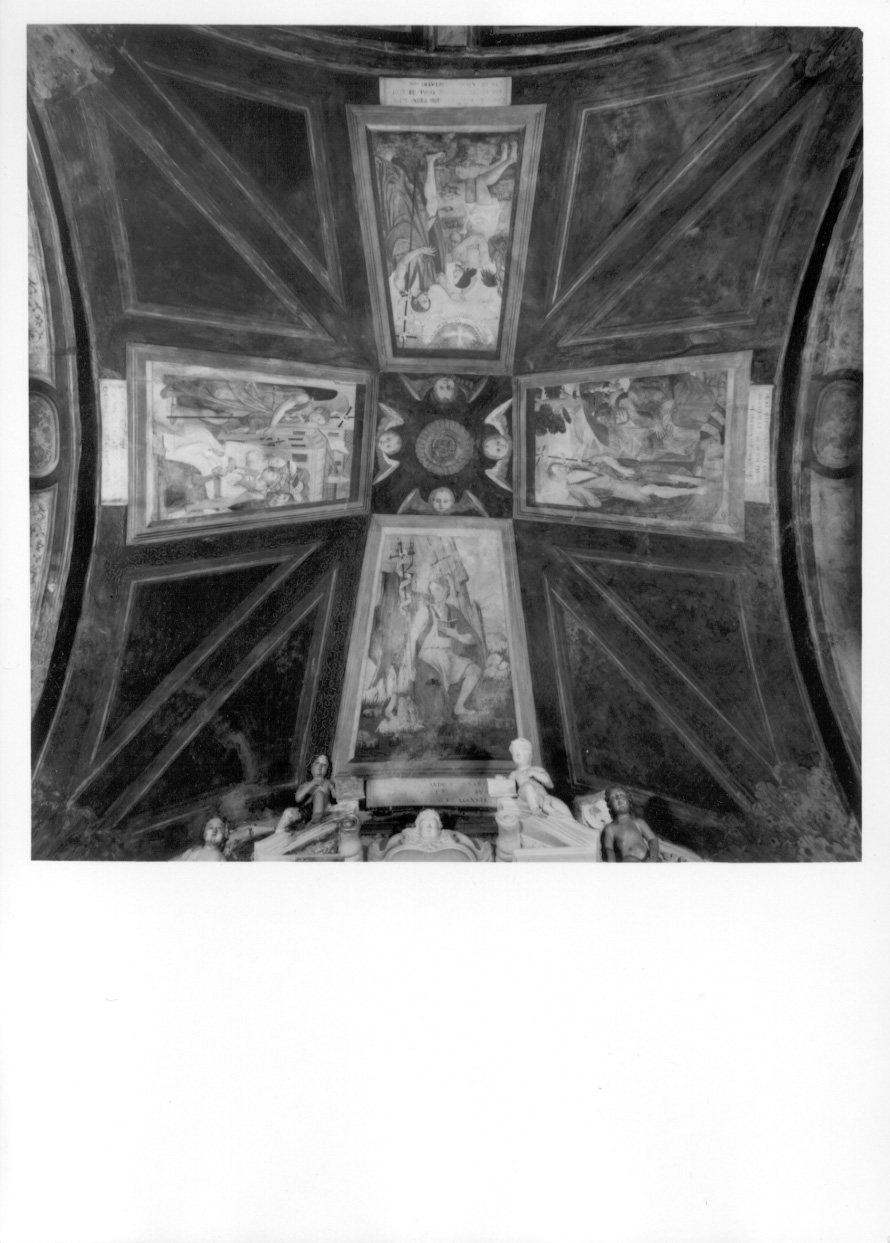 episodi della vita di San Gioacchino (dipinto, complesso decorativo) di Giacomo da Cardone (terzo quarto sec. XVI)