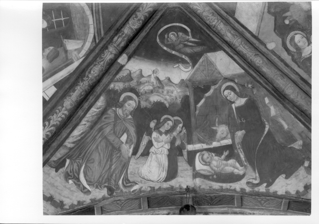 adorazione dei pastori (dipinto, elemento d'insieme) di Cagnola Francesco (primo quarto sec. XVI)
