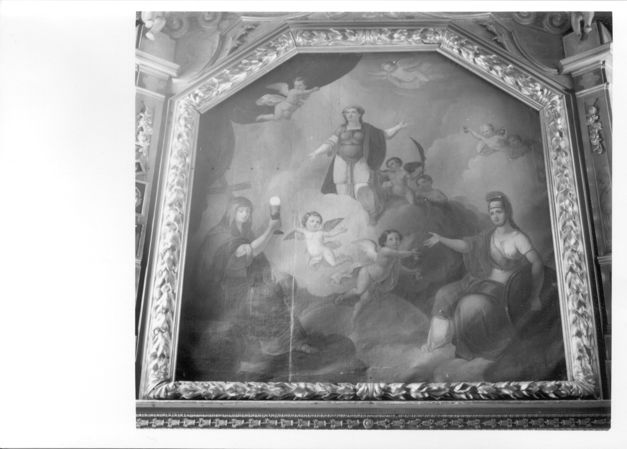 gloria di Santa Vittoria (telero, opera isolata) di Raineri Paolo (metà sec. XIX)