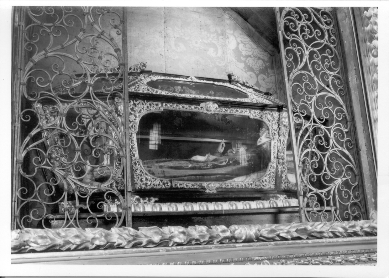 cherubini (reliquiario a teca - a urna, opera isolata) - ambito lombardo (inizio sec. XVIII)