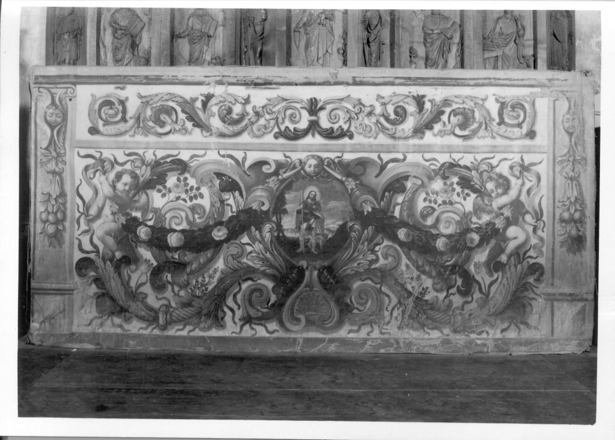 San Rocco (paliotto, opera isolata) - ambito lombardo-piemontese (fine/inizio secc. XVII/ XVIII)