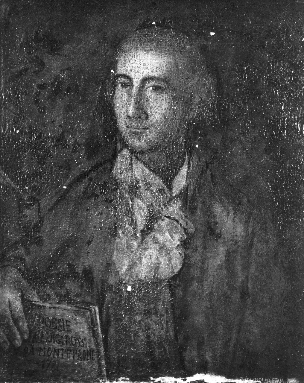 Luigi Rossi di Montepaone, ritratto d'uomo (dipinto, opera isolata) - ambito napoletano (fine sec. XVIII)