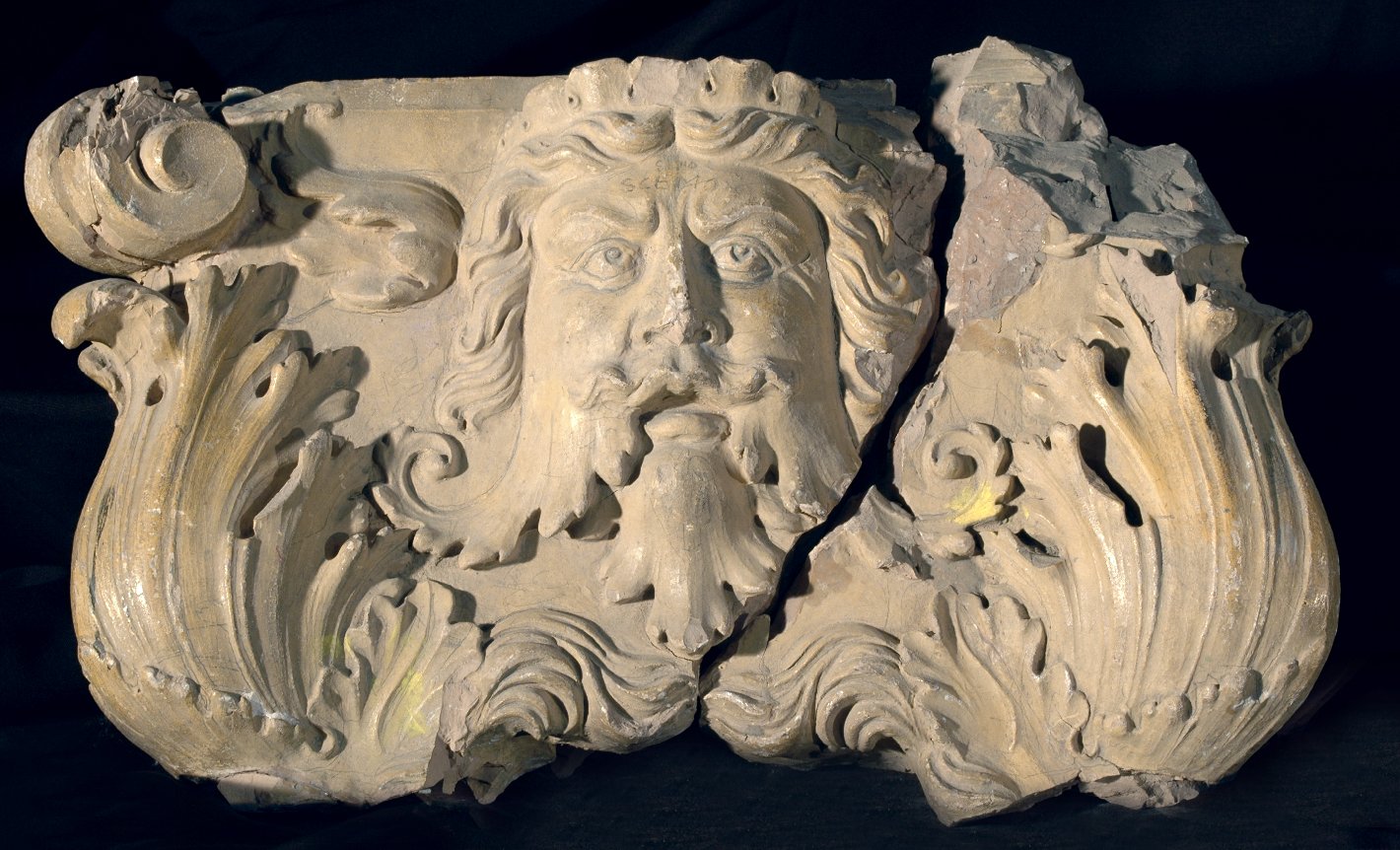 motivi decorativi (calco, frammento) - bottega Italia centro-settentrionale (prima metà sec. XX)