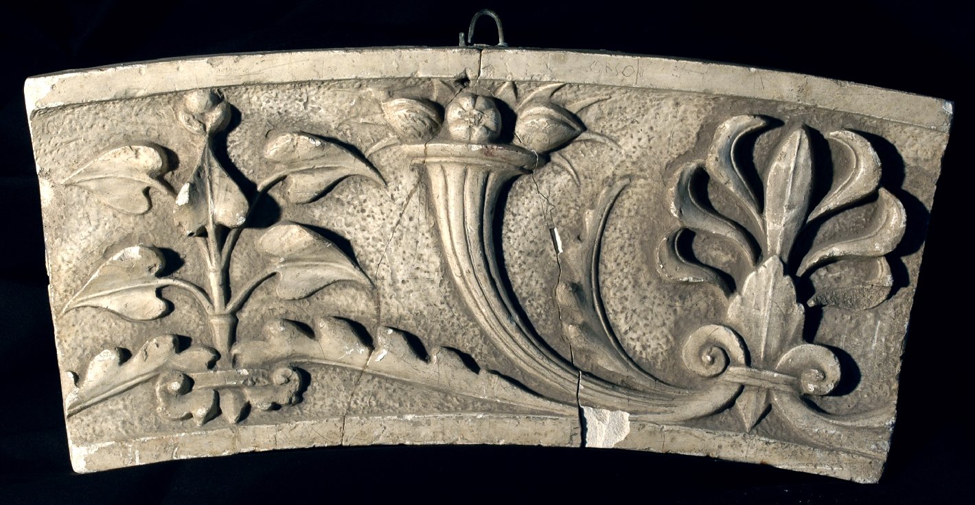 motivi decorativi (calco, frammento) - bottega Italia centro-settentrionale (prima metà sec. XX)