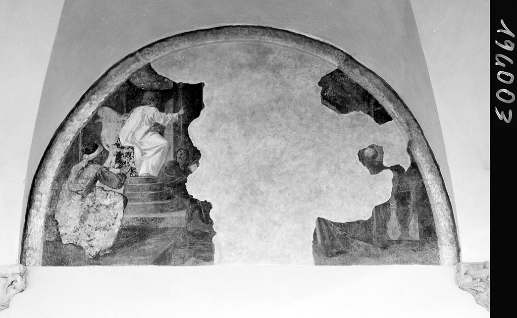 disputa di Gesù con i dottori nel tempio (dipinto, elemento d'insieme) di Lippi Giacomo detto Giacomone da Budrio, Carracci Paolo (sec. XVII)