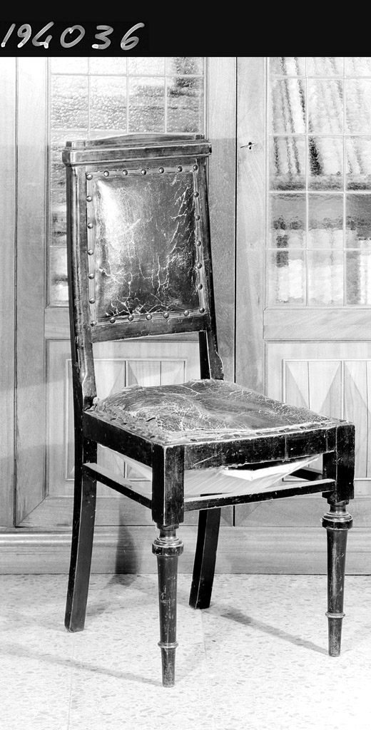 sedia - ambito emiliano (primo quarto sec. XX)