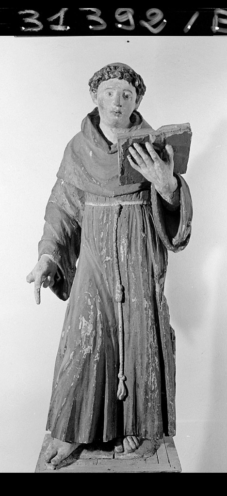 Sant'Antonio da Padova (statua) - ambito emiliano (sec. XIX)