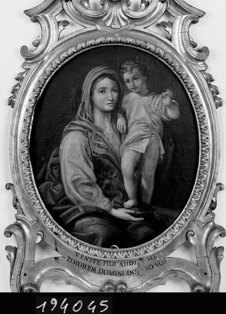 Madonna con Bambino (quadro d'altare) - ambito bolognese (seconda metà sec. XVIII)
