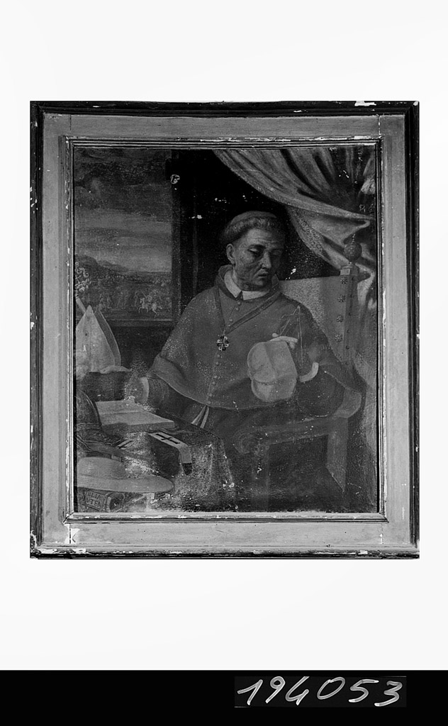 ritratto di cardinale (dipinto) - ambito emiliano (secc. XVIII/ XIX)