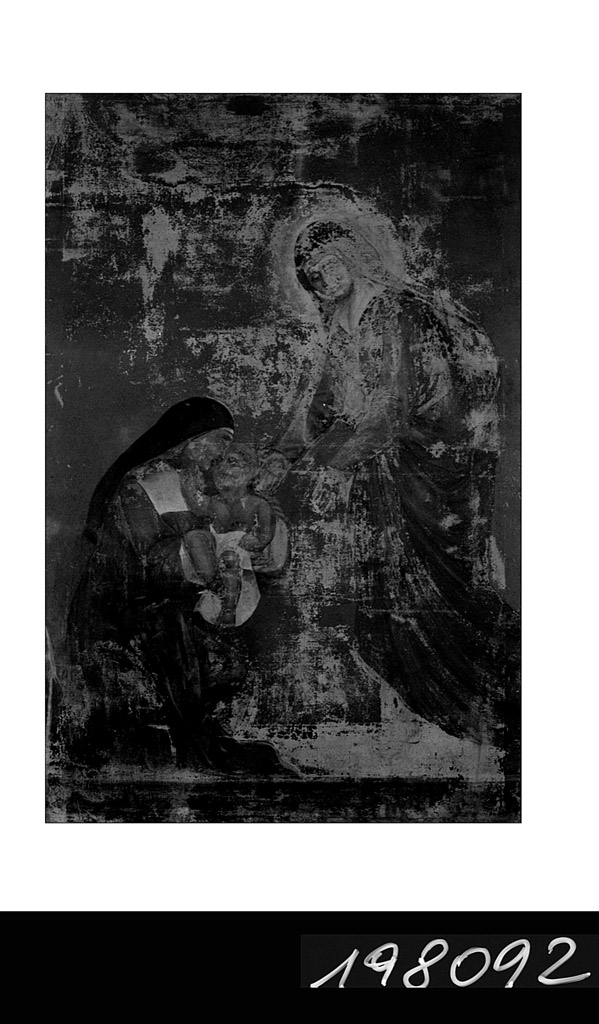 Santa Caterina da Bologna riceve il Bambino dalla Madonna (dipinto) - ambito bolognese (seconda metà sec. XVIII)