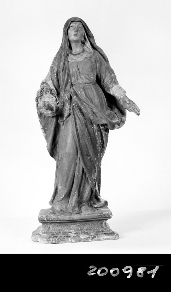 Madonna Addolorata (statuetta devozionale) - ambito bolognese (seconda metà sec. XVIII)