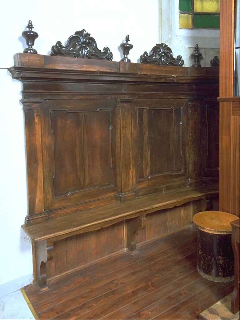 stalli del coro - manifattura ferrarese (sec. XVIII)