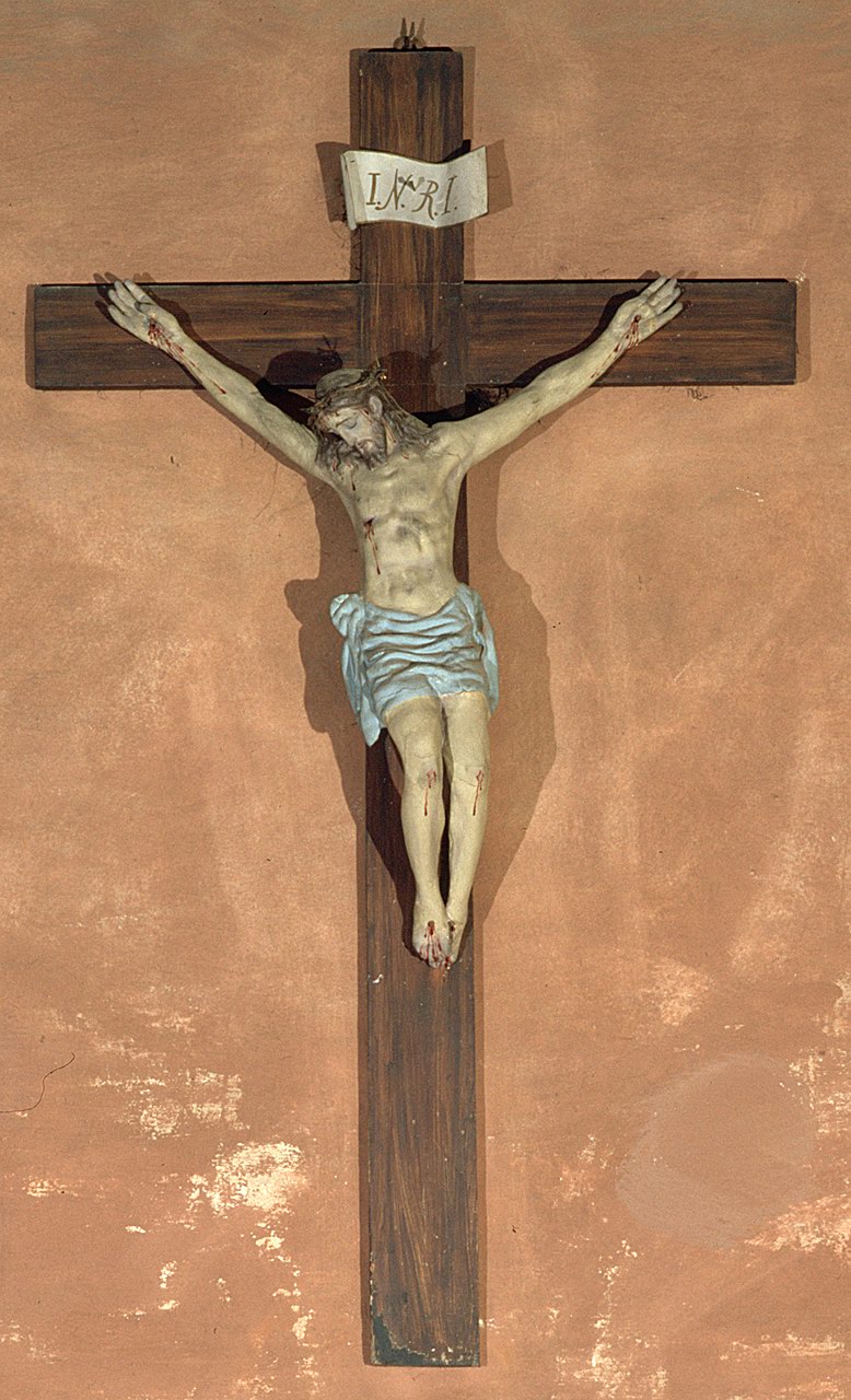 Cristo crocifisso (scultura) - ambito ferrarese (sec. XVIII)