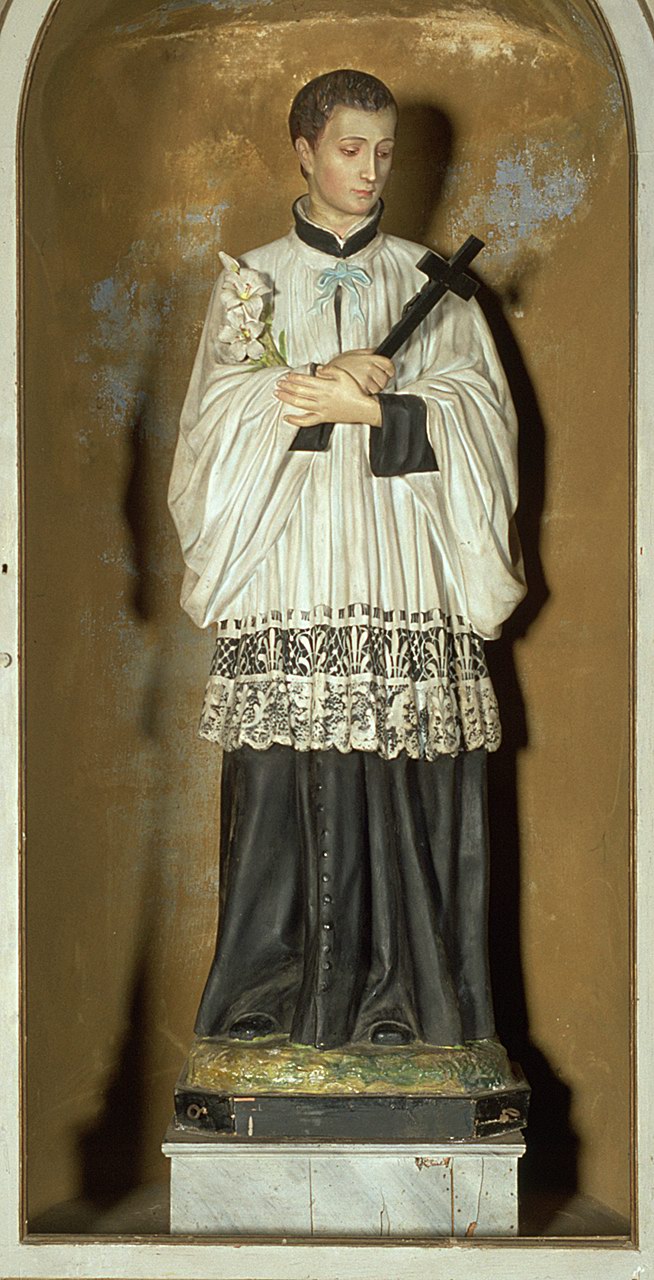 San Luigi Gonzaga (statua) - produzione italiana (sec. XIX)