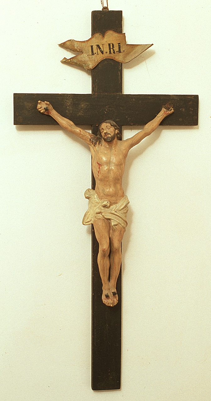 crocifisso - manifattura ferrarese (sec. XVIII)