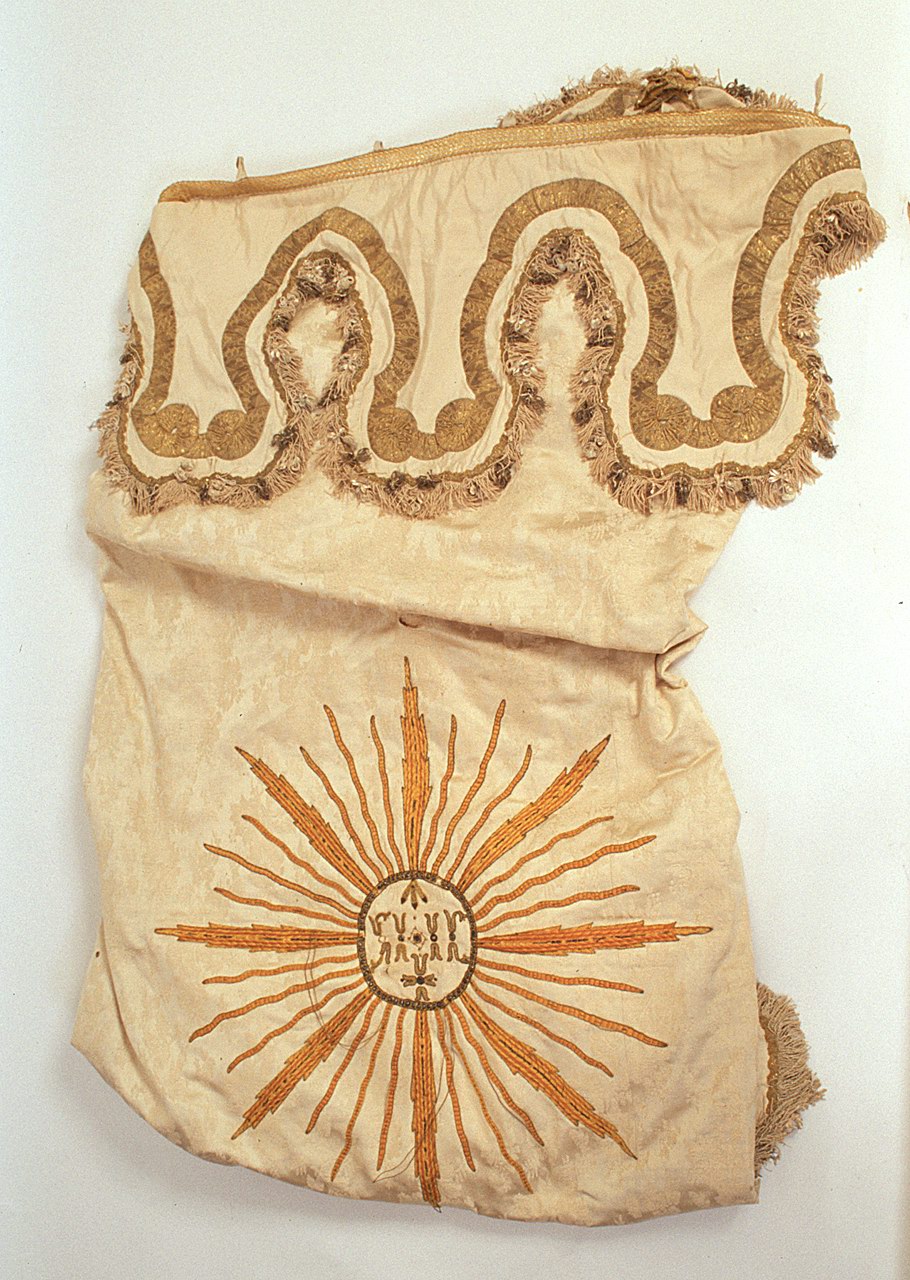 baldacchino processionale - a cielo fluttuante - manifattura italiana (seconda metà sec. XVIII)